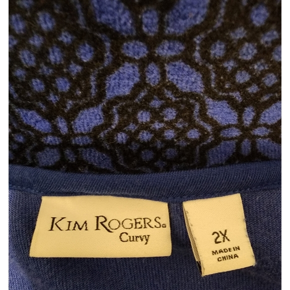 Kim Roger's Curvy 2X jacket sweater - Picture 6 of 6